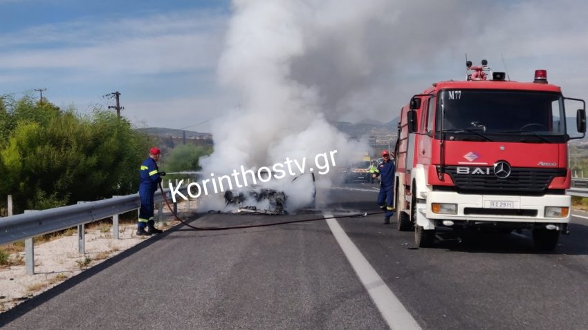Τροχαίο δυστύχημα στην Αθηνών – Κορίνθου με δύο νεκρούς (εικόνες)-1