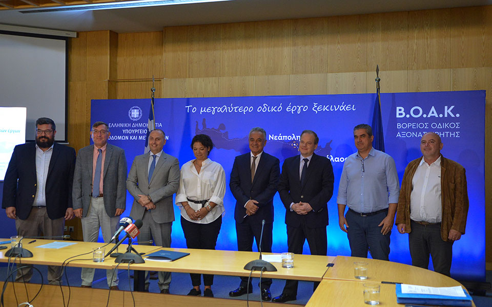 ΒΟΑΚ: Υπεγράφη η σύμβαση για το πρώτο τμήμα Νεάπολη – Άγιος Νικόλαος-1