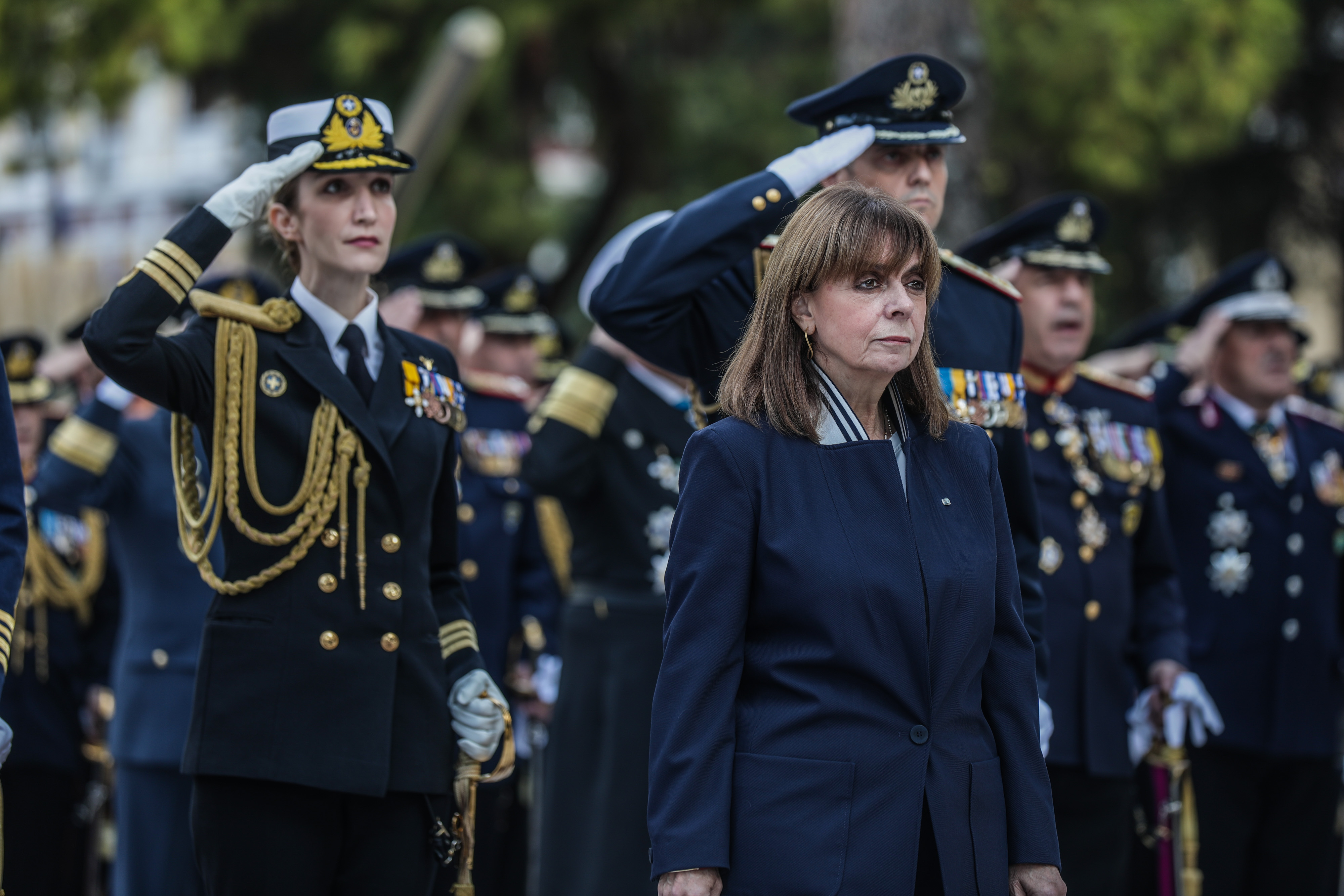 28η Οκτωβρίου: Το μήνυμα της ΠτΔ και ο διάλογος με τον πιλότο της ομάδας «Ζευς»-1