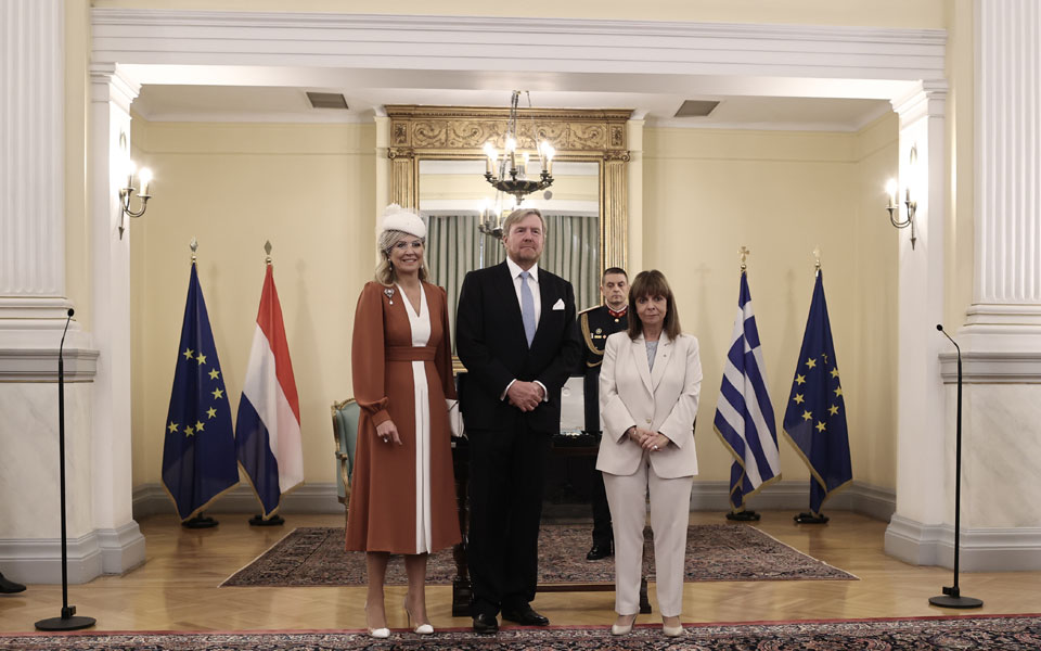 Στην Αθήνα το βασιλικό ζεύγος της Ολλανδίας – Η συνάντηση με την Κατερίνα Σακελλαροπούλου-2