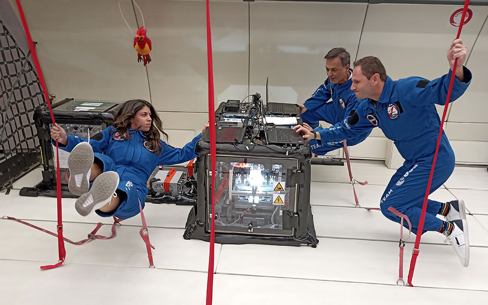 ΑΠΘ: Διαστημικό πείραμα σε συνθήκες έλλειψης βαρύτητας πάνω από τον Ατλαντικό-1