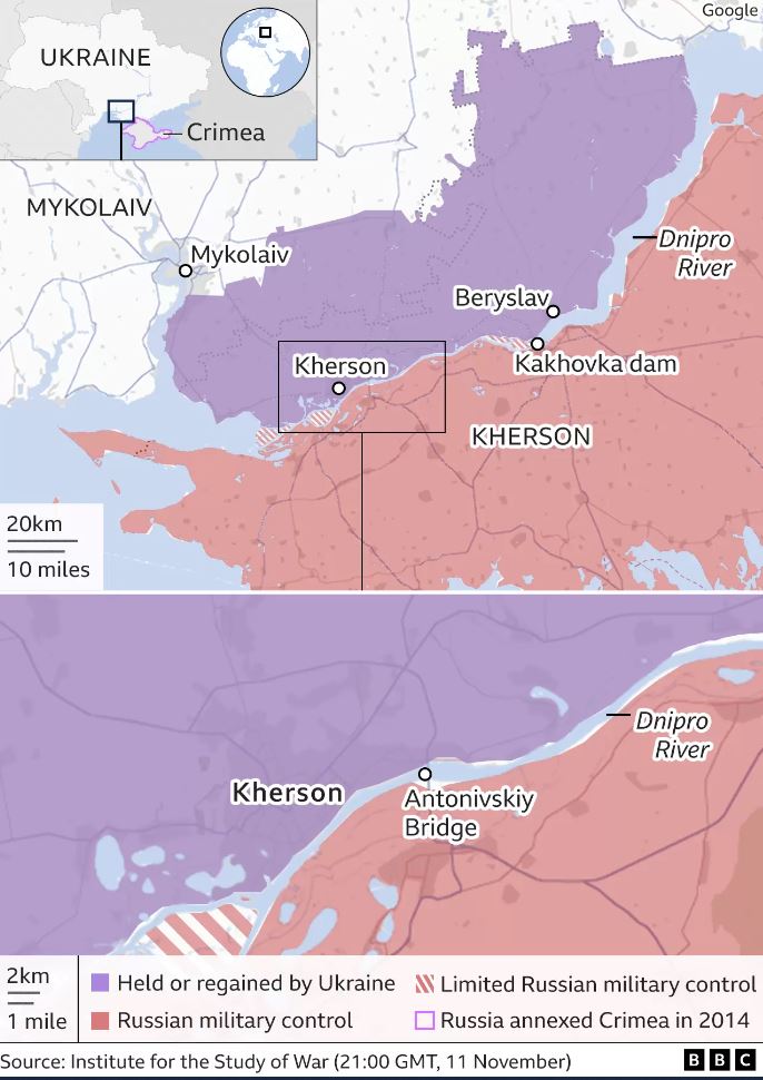 Η επόμενη μέρα μετά τη Χερσώνα –  Πού θα κριθεί η ουκρανική αντεπίθεση στα ανατολικά-1