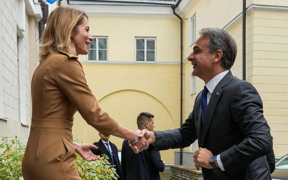 Στην Εσθονία ο Κυριάκος Μητσοτάκης – Συνάντηση με την πρωθυπουργό Κάγια Κάλας-1