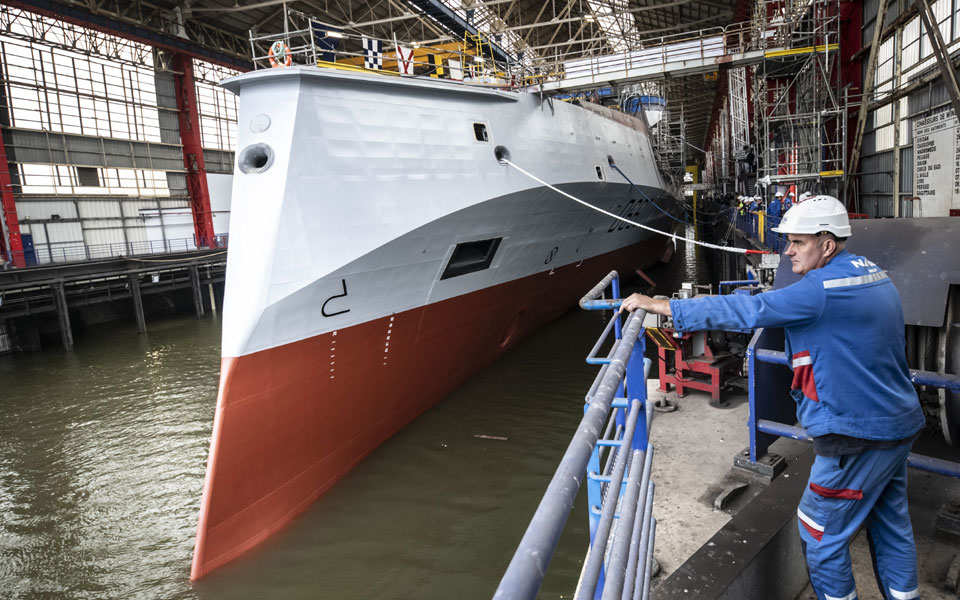 Παναγιωτόπουλος: Ορόσημο η καθέλκυση της πρώτης φρεγάτας FDI-1