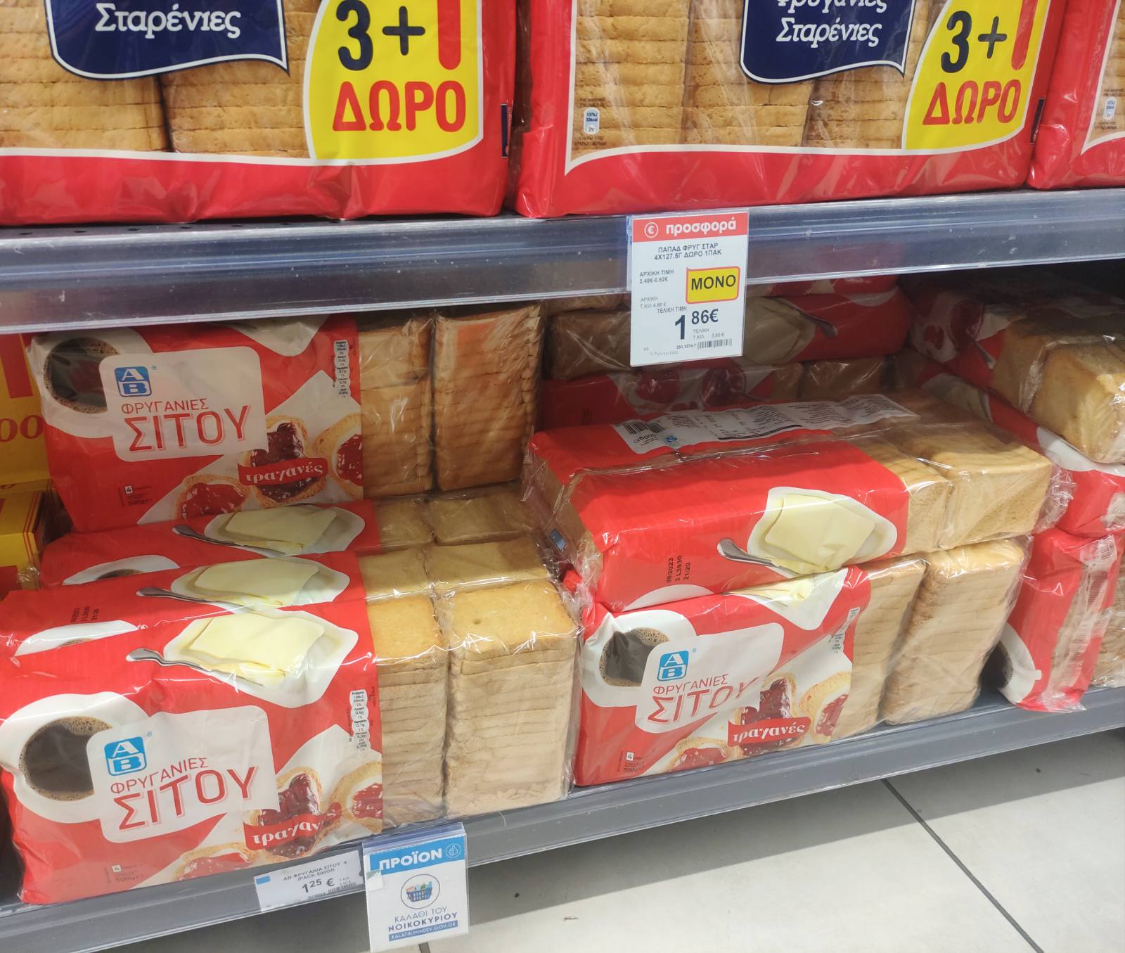 Μικρό… το καλάθι του νοικοκυριού την πρώτη ημέρα εφαρμογής του μέτρου-2