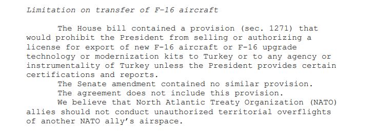 Η αντίδραση της Αγκυρας για τα τουρκικά F16 μετά τη σαφή αναφορά των ΗΠΑ σε υπερπτήσεις-1