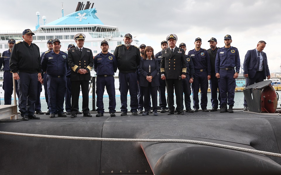 Στο υποβρύχιο «Παπανικολής» η Κατερίνα Σακελλαροπούλου-1