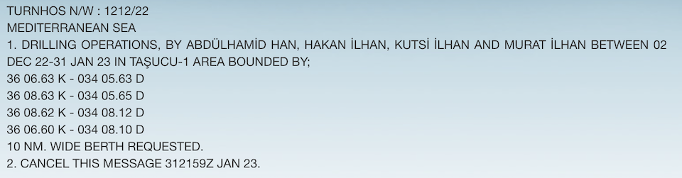 Τουρκία: Βγάζει στην Ανατολική Μεσόγειο το «Αμπντουλχαμίτ Χαν»-1