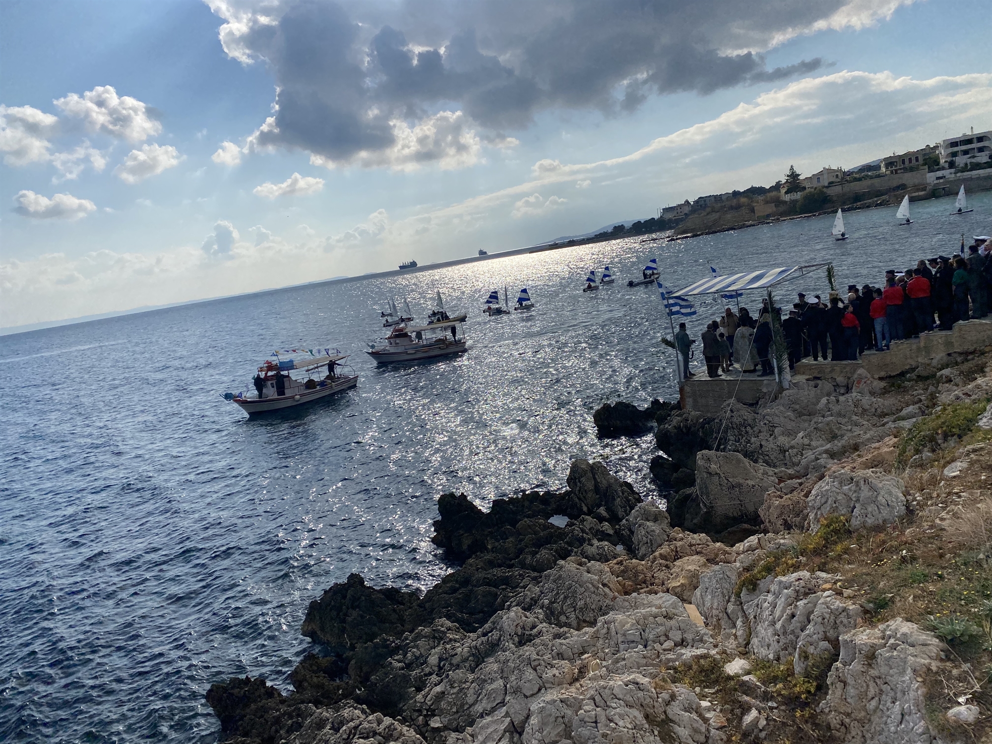 Εορτάζοντας χθες τον θαλασσινό άγιο στον Βροντάδο της Χίου-1