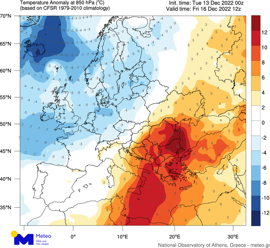 Kαιρός: Έρχεται θερμή εισβολή τις επόμενες μέρες – 20άρια πριν τα Χριστούγεννα-1