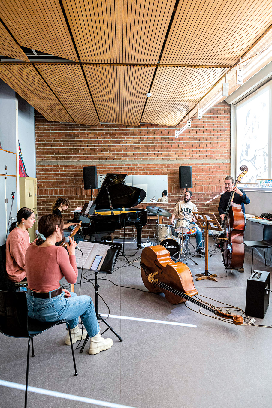 Στο Ωδείο Αθηνών, λίγο πριν τα εγκαίνια-3