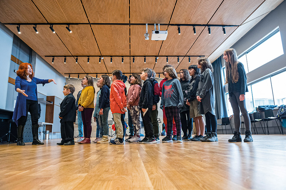 Στο Ωδείο Αθηνών, λίγο πριν τα εγκαίνια-4