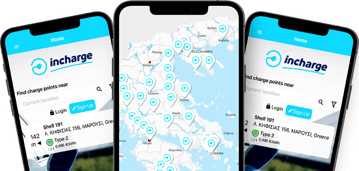 incharge, το μεγαλύτερο δίκτυο ταχυφορτιστών στην Ελλάδα με την υπογραφή της nrg-3