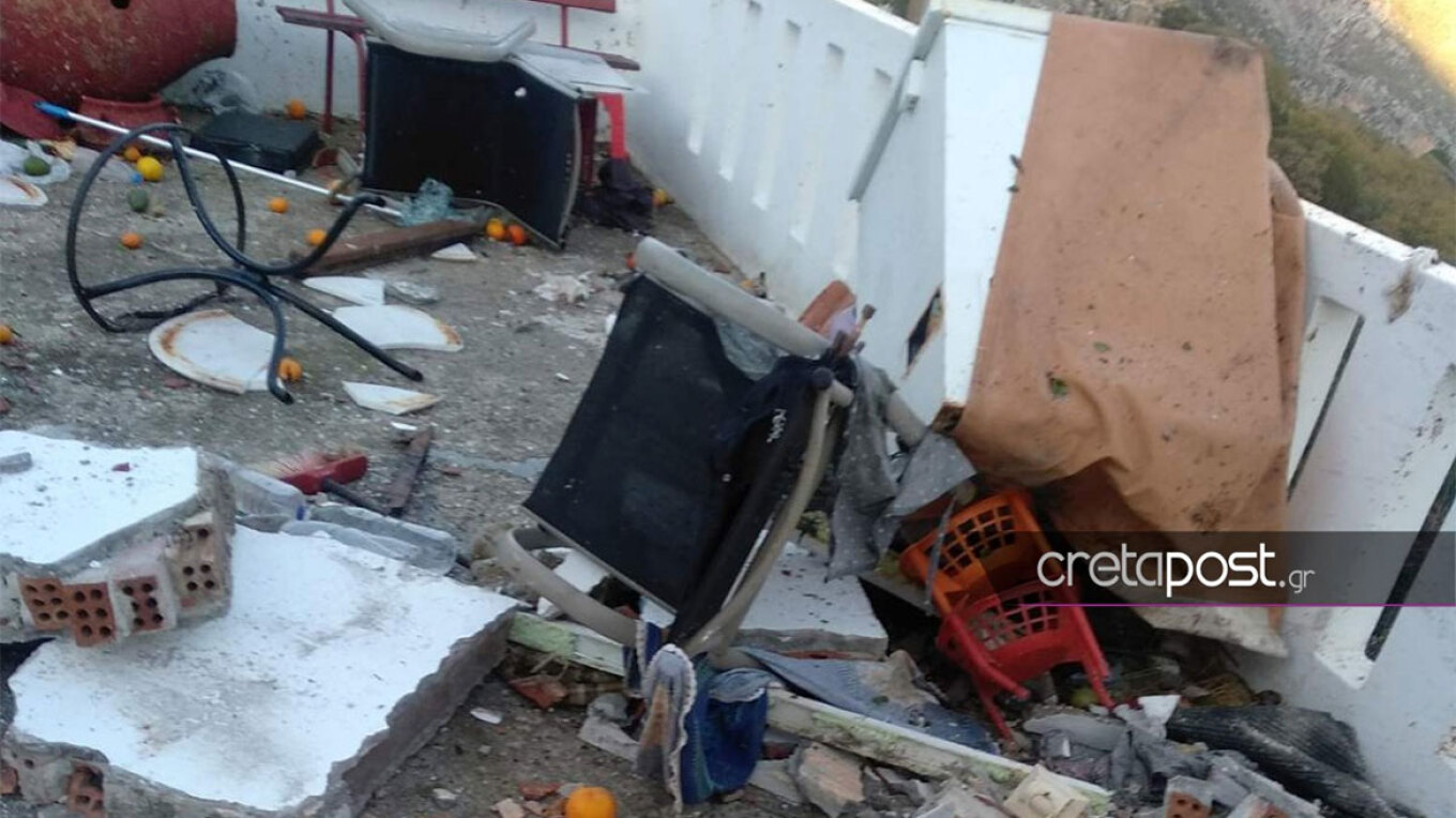 Κρήτη: Συγκλονίζουν οι εικόνες από το σπίτι της 88χρονης που σκοτώθηκε από έκρηξη φιάλης υγραερίου-2