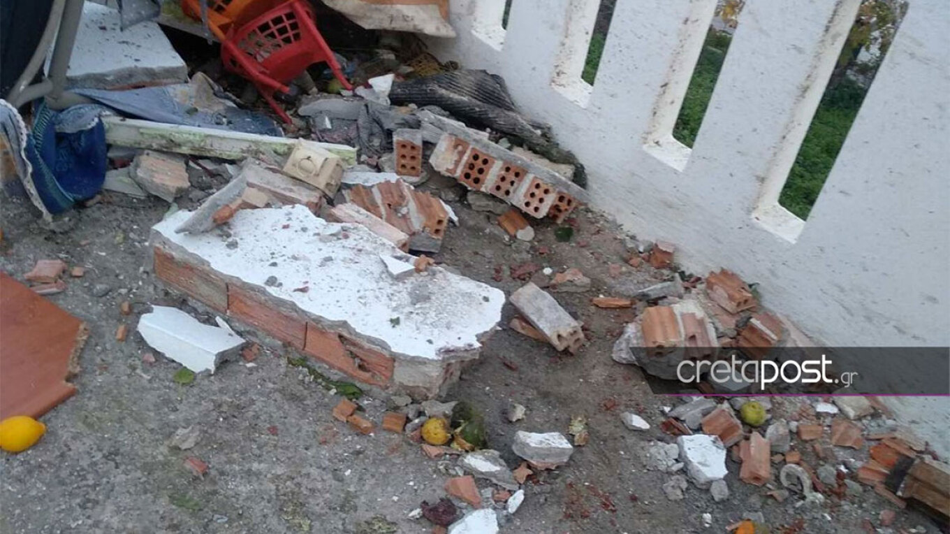 Κρήτη: Συγκλονίζουν οι εικόνες από το σπίτι της 88χρονης που σκοτώθηκε από έκρηξη φιάλης υγραερίου-3
