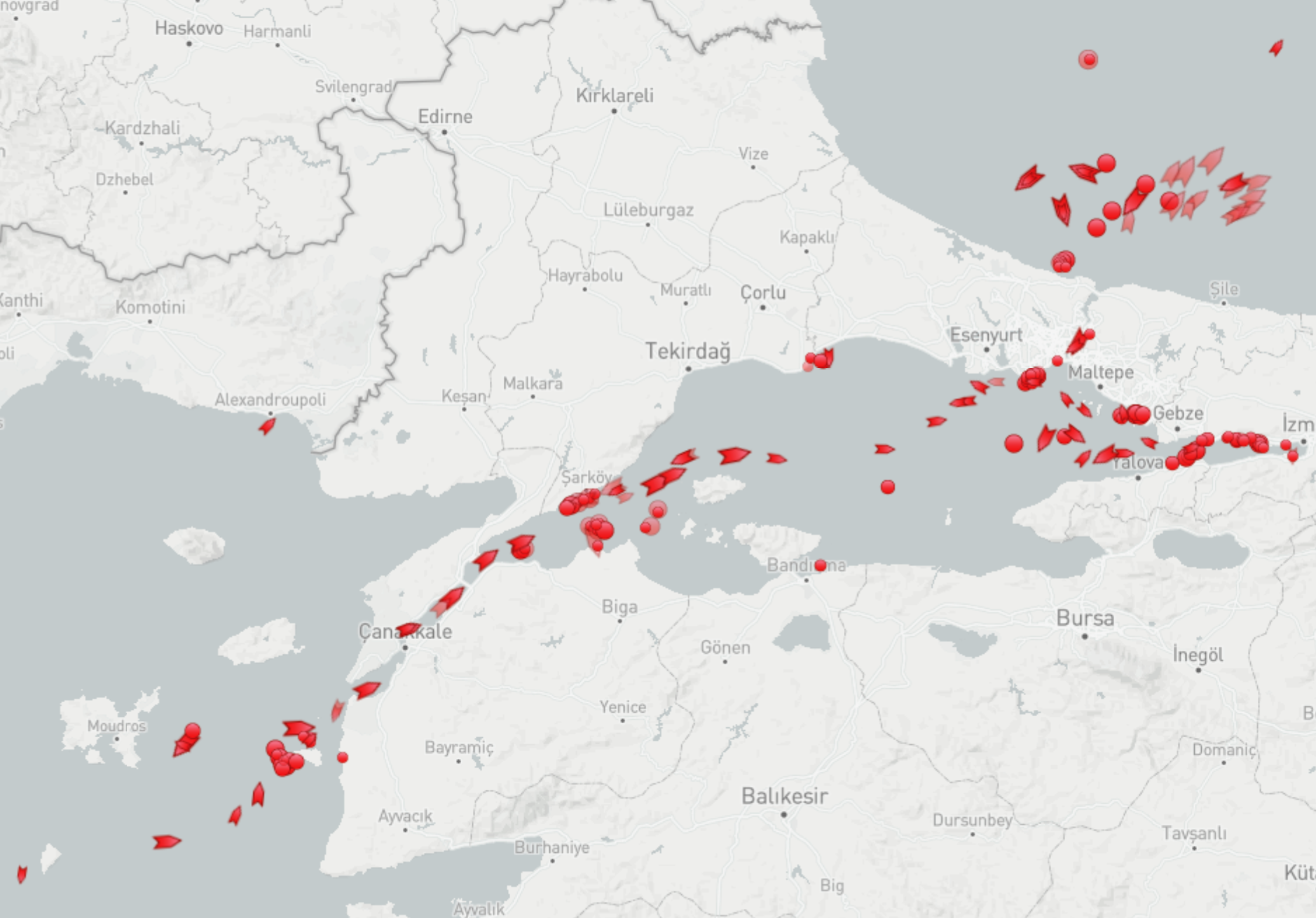 Κλειστά για τα τάνκερ παραμένουν τα Τουρκικά Στενά-1
