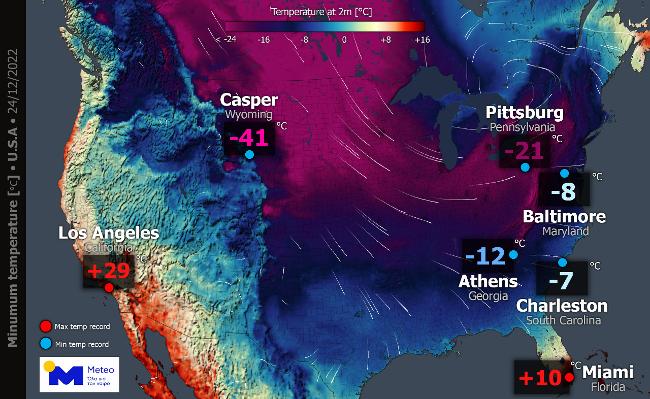 ΗΠΑ: Από +11°C στους -31°C μέσα σε δύο ημέρες – Τι λένε οι ειδικοί για την ακραία κακοκαιρία-1