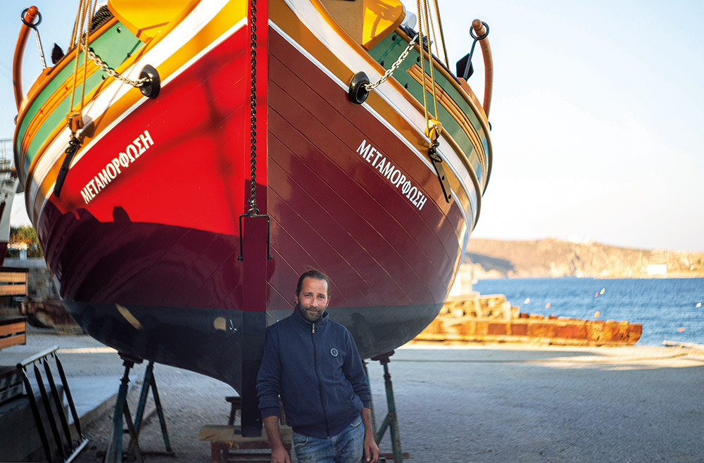 Στην Πάτμο κατασκευάζονται ακόμα παραδοσιακά καΐκια-5