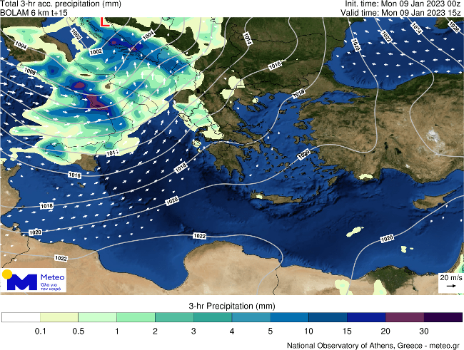 Καιρός: Εντονα φαινόμενα την Τρίτη σε ολόκληρη τη χώρα – Στο επίκεντρο και η Αττική-1