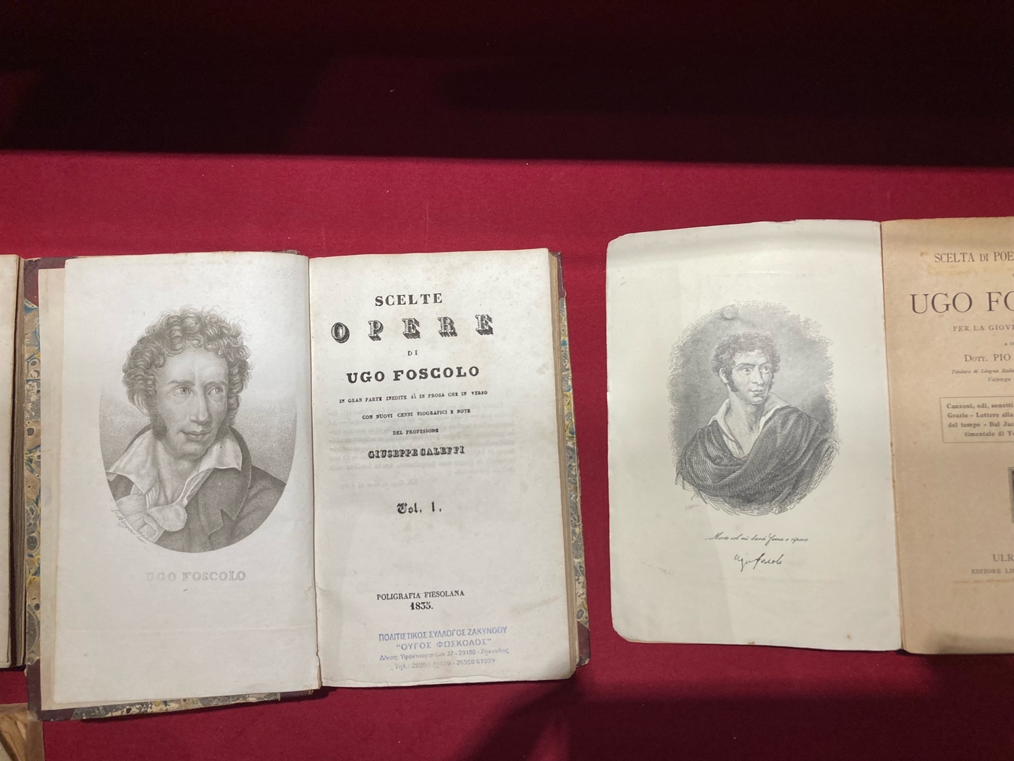 Μουσείο Ούγου Φώσκολου: Από τη Ζάκυνθο, στην Ευρώπη-1