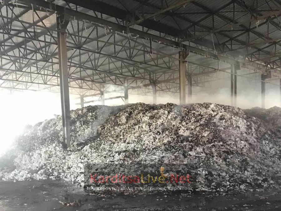 Καρδίτσα: Δύο διασωληνωμένοι από έκρηξη σε εκκοκκιστήριο στον Παλαμά-1