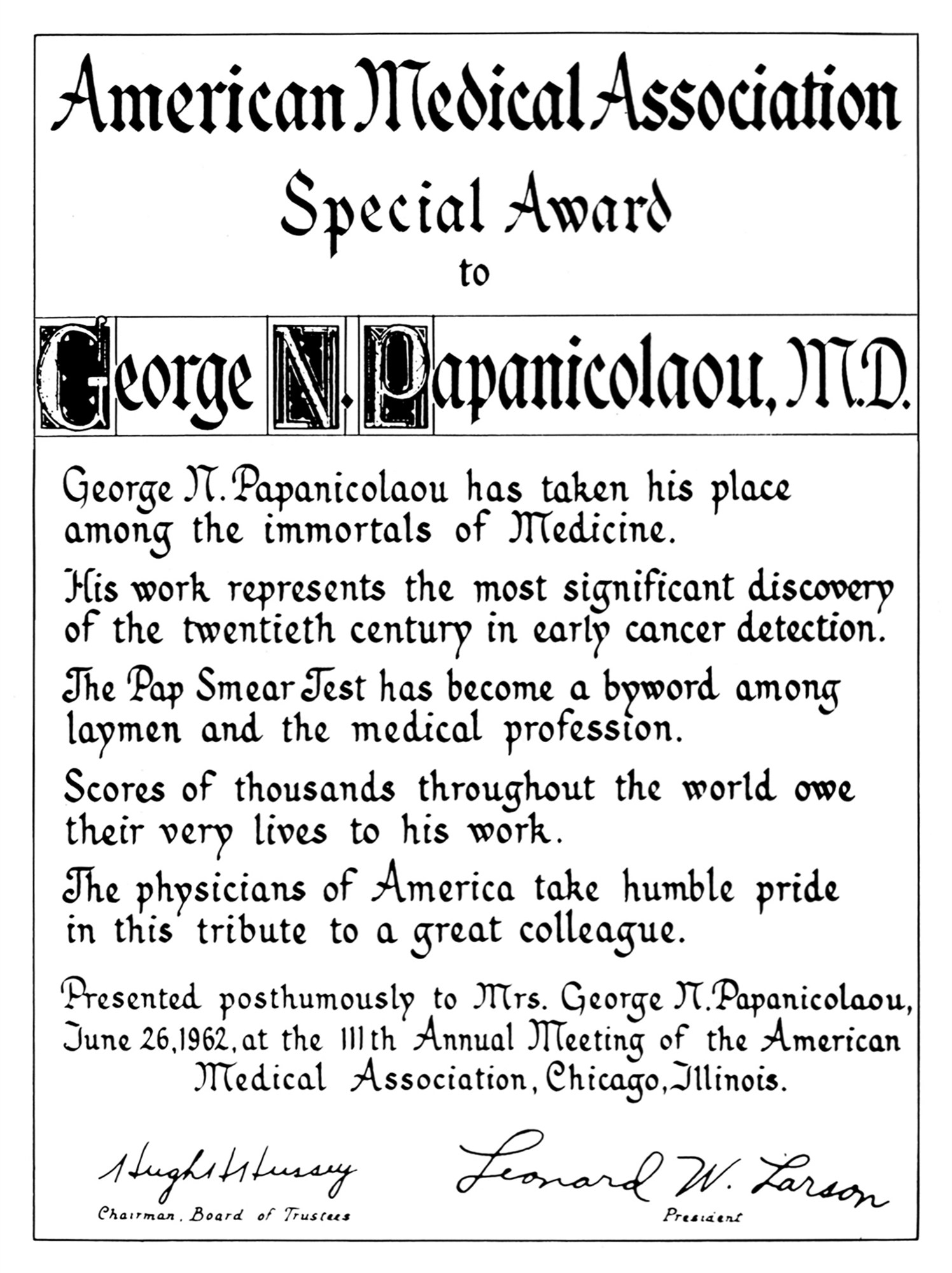 Γεώργιος Ν. Παπανικολάου: Ο κύριος «Παπ Τεστ»-3