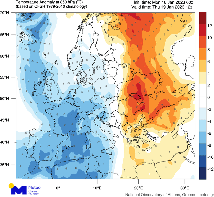 Καιρός: Σημαντική άνοδος της θερμοκρασίας και ενισχυμένοι νοτιάδες έως την Πέμπτη-1