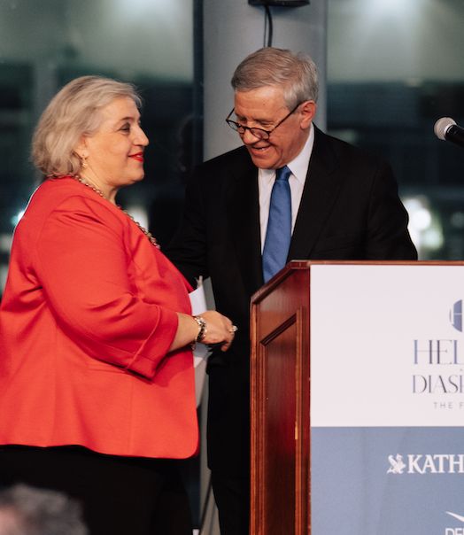 Ο Ελληνοαμερικανός ευεργέτης Αντζελο Τσακόπουλος τιμήθηκε με το βραβείο «Ηγέτης»-1