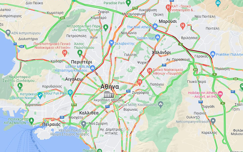 Καθαρά Δευτέρα: Ξέκινησε η έξοδος – Σε ποιους δρόμους εντοπίζονται προβλήματα-1