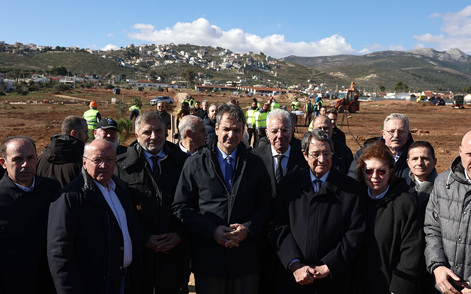 Μάτι: Στο Πάρκο Μνήμης Κυριάκος Μητσοτάκης και Νίκος Αναστασιάδης-1