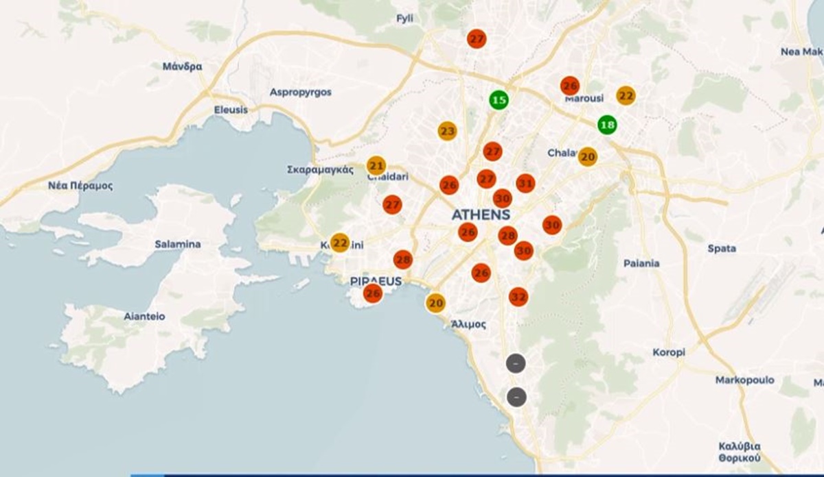 Τσικνοπέμπτη: 2,5 φορές πάνω από το συνηθισμένο όριο η αιθαλομίχλη στην Αθήνα-1