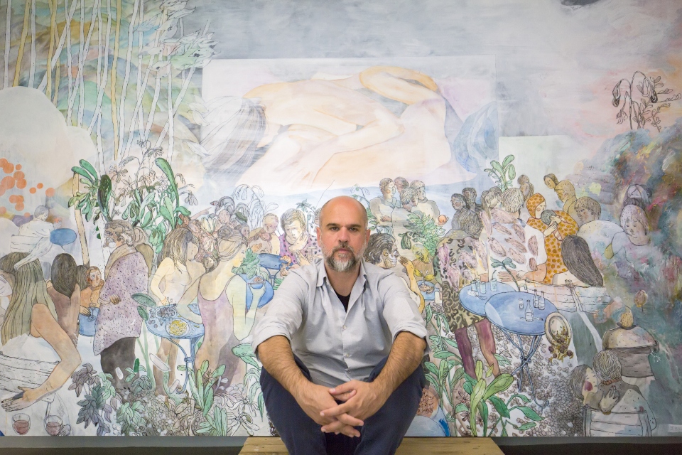 Ο Στέφανος Ρόκος ζωγράφισε ένα όργιο με τον Γουίλεμ Νταφόε και δύο κοάλα, όπως του πρότεινε ο Νικ Κέιβ-2