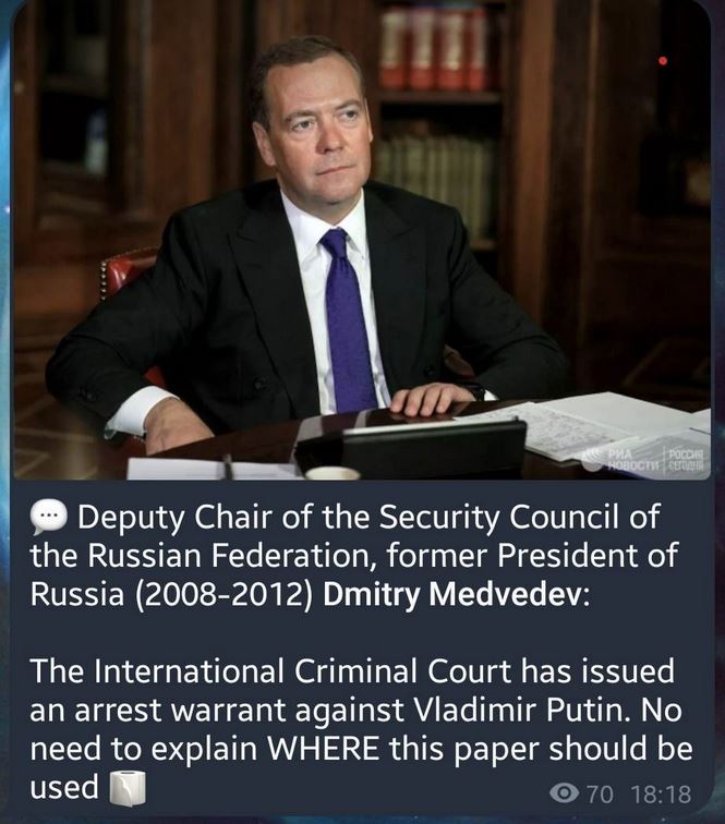 Διεθνές Ποινικό Δικαστήριο: Ενταλμα σύλληψης κατά του Πούτιν-1