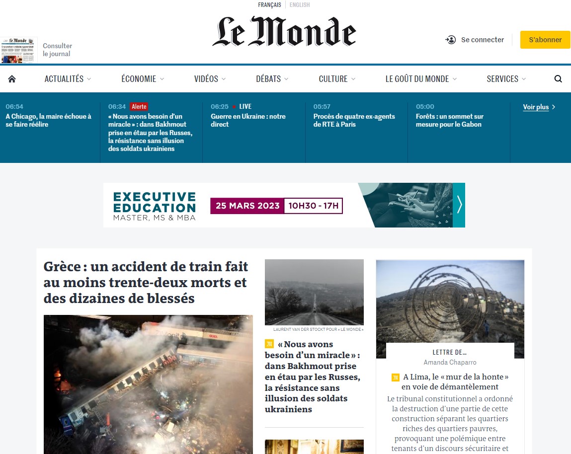 Πρώτο θέμα στον διεθνή Τύπο η τραγωδία στα Τέμπη-6