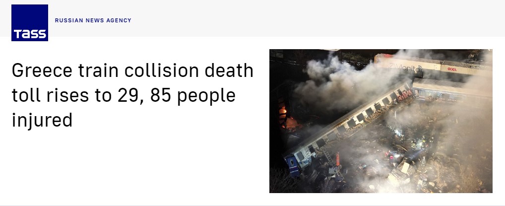 Πρώτο θέμα στον διεθνή Τύπο η τραγωδία στα Τέμπη-7