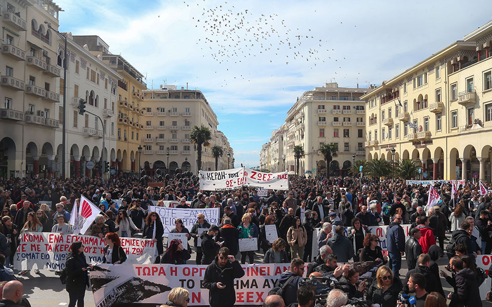 Τραγωδία στα Τέμπη: Μεγάλες κινητοποιήσεις σε όλη τη χώρα-16
