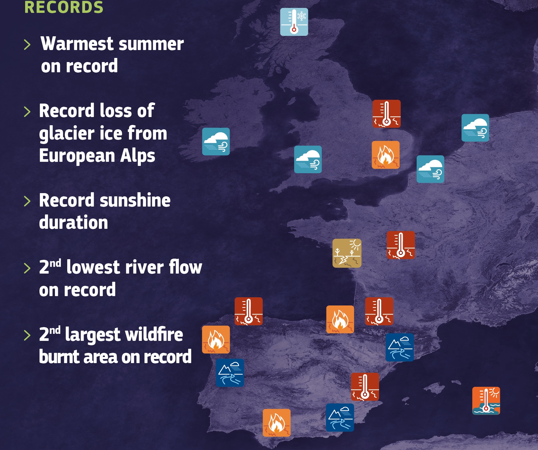 Κλιματική κρίση: Τα ρεκόρ υψηλών θερμοκρασιών στην Ευρώπη δεν άγγιξαν την Ελλάδα-1