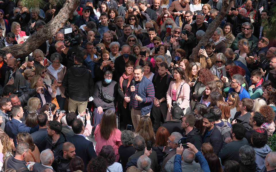 Τσίπρας από Νέα Σμύρνη:  «Το παραμύθι της ΝΔ και του Μητσοτάκη τελειώνει στην 21η του Μάη»-1