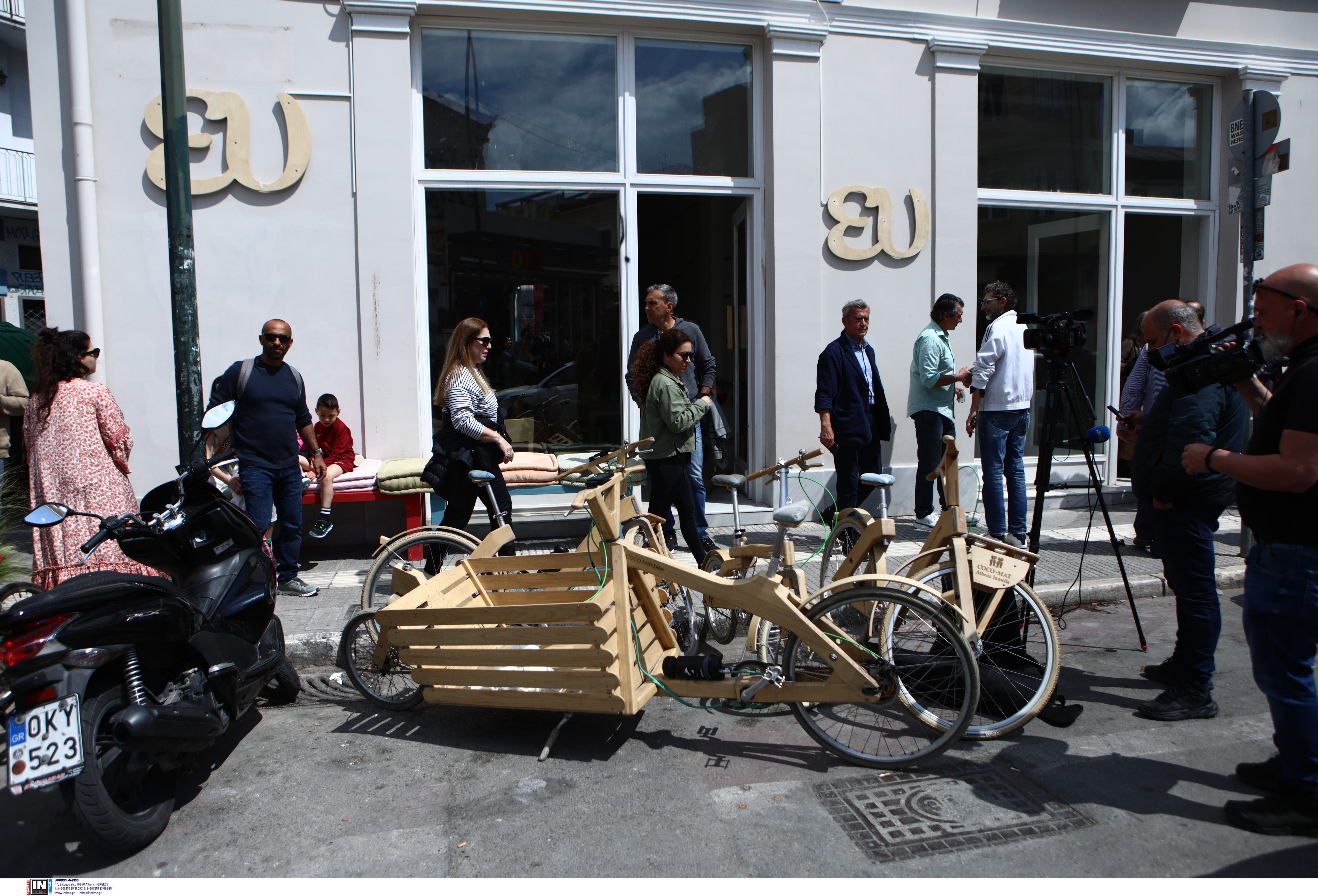 Με ποδήλατα στην Πνύκα η πρώτη συγκέντρωση του κόμματος «ΕΥ»-1