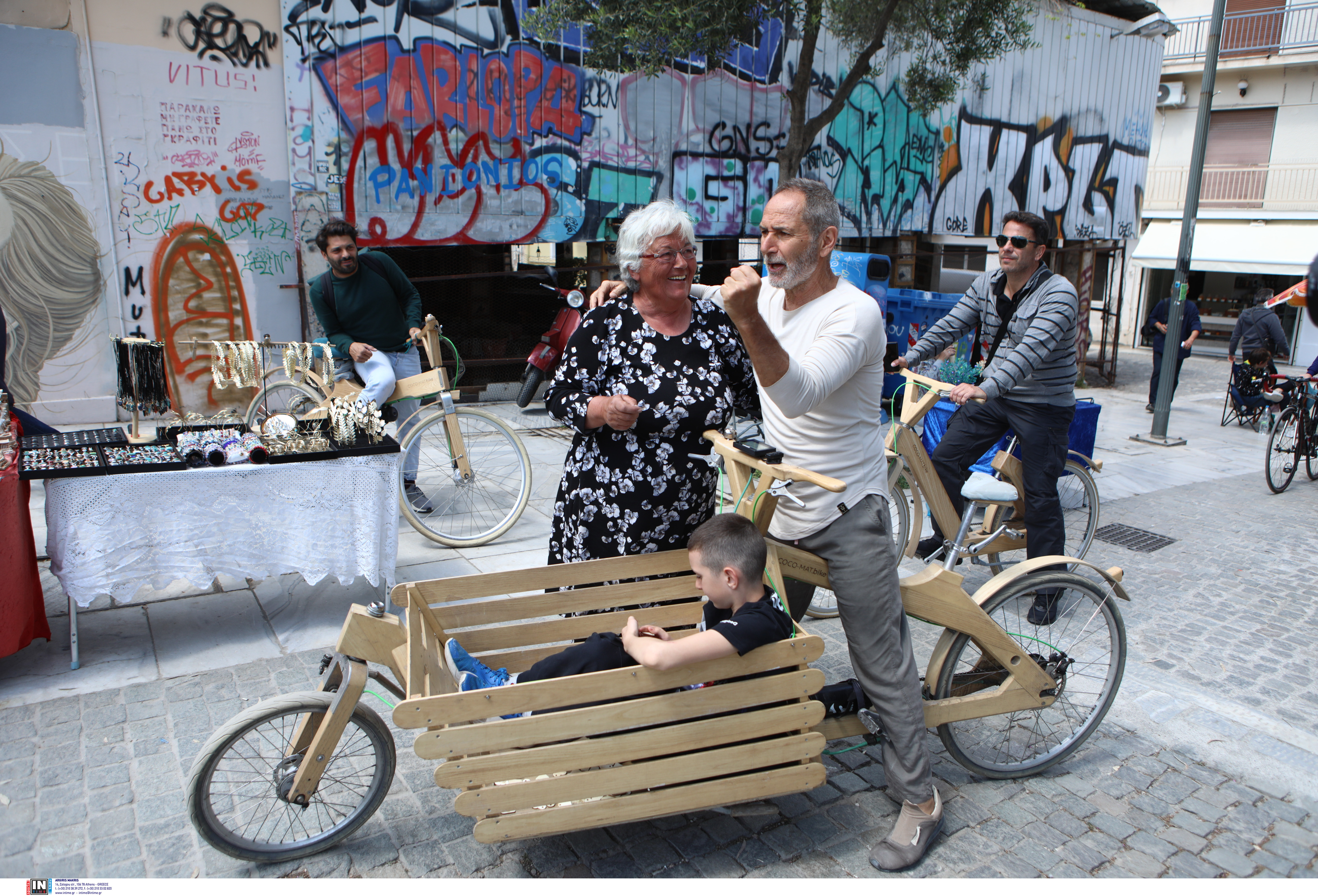 Με ποδήλατα στην Πνύκα η πρώτη συγκέντρωση του κόμματος «ΕΥ»-3