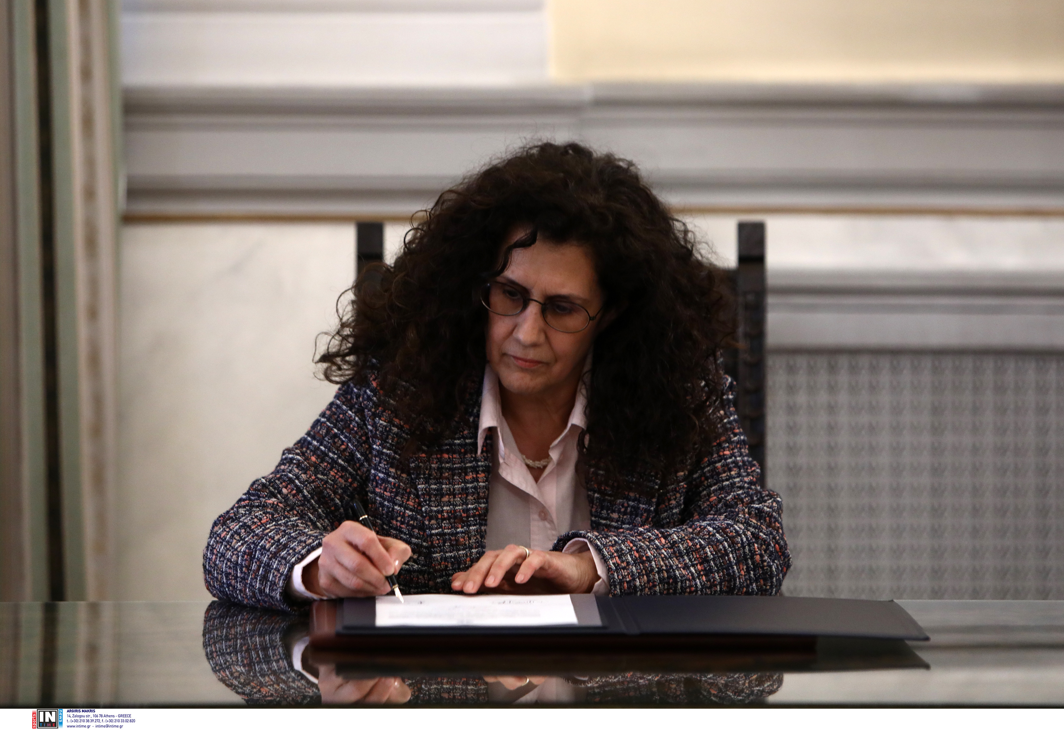 Εκλογές 2023: Η Καλλιόπη Σπανού ορκίστηκε υπηρεσιακή υπουργός Εσωτερικών-1