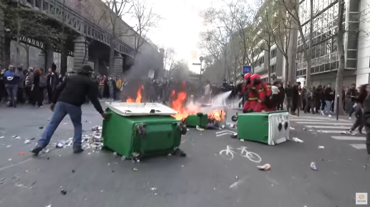 Γαλλία: Επεισόδια, συλλήψεις και τραυματίες στον 11ο γύρο κινητοποιήσεων-6