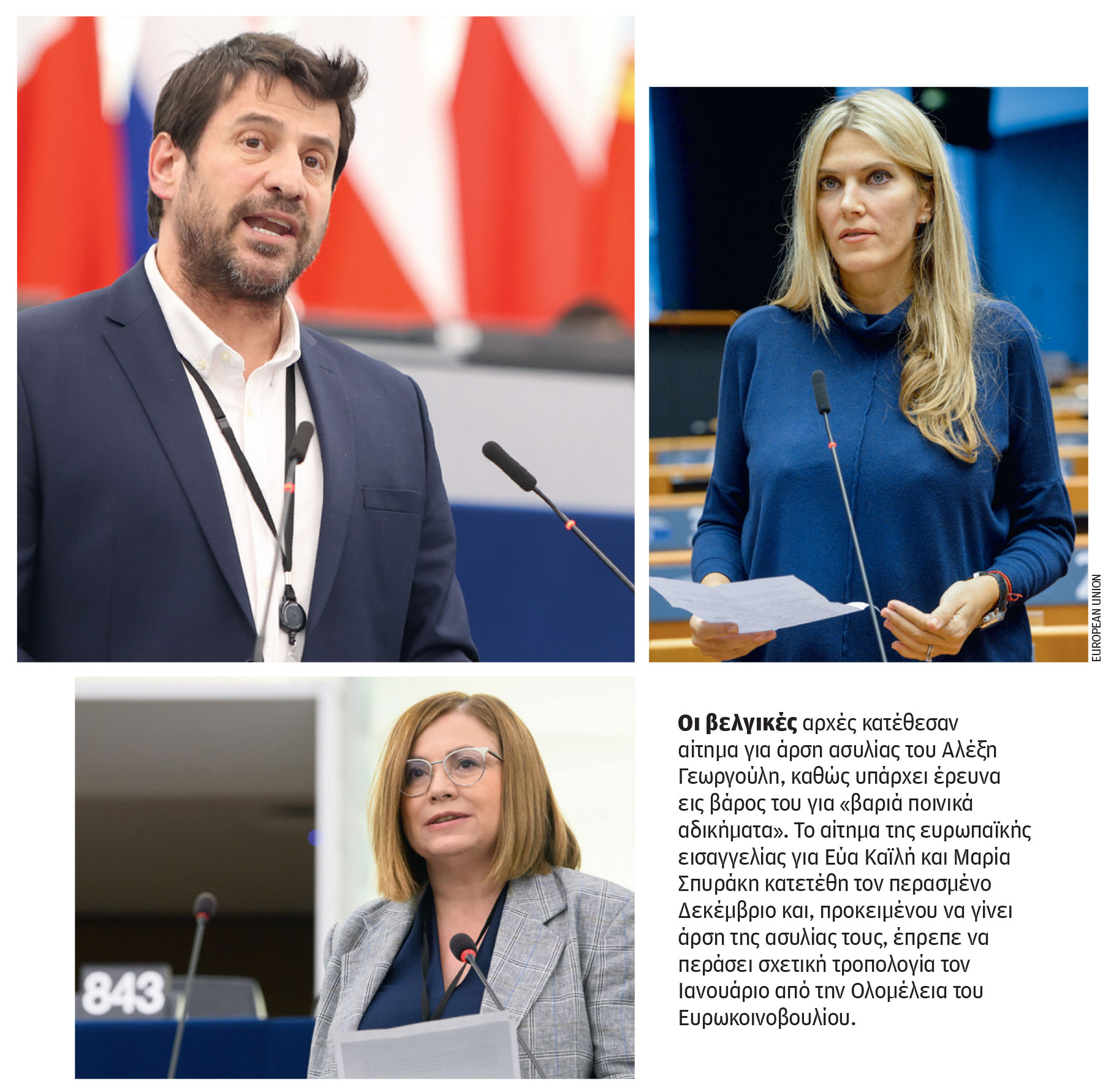 Ευρωκοινοβούλιο: Πρώτο βήμα προς άρση ασυλίας για Γεωργούλη, Καϊλή-1