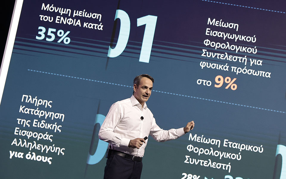 Κυριάκος Μητσοτάκης: Στόχος ο μέσος μισθός στα 1.500 ευρώ στο τέλος της 4ετίας-4