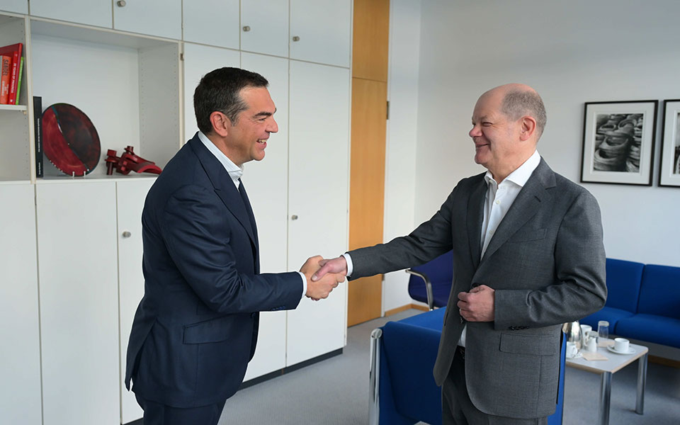 Τσίπρας σε Σολτς: Η αλλαγή που θα έρθει στην Ελλάδα θα είναι σημαντική για όλη την Ευρώπη-1