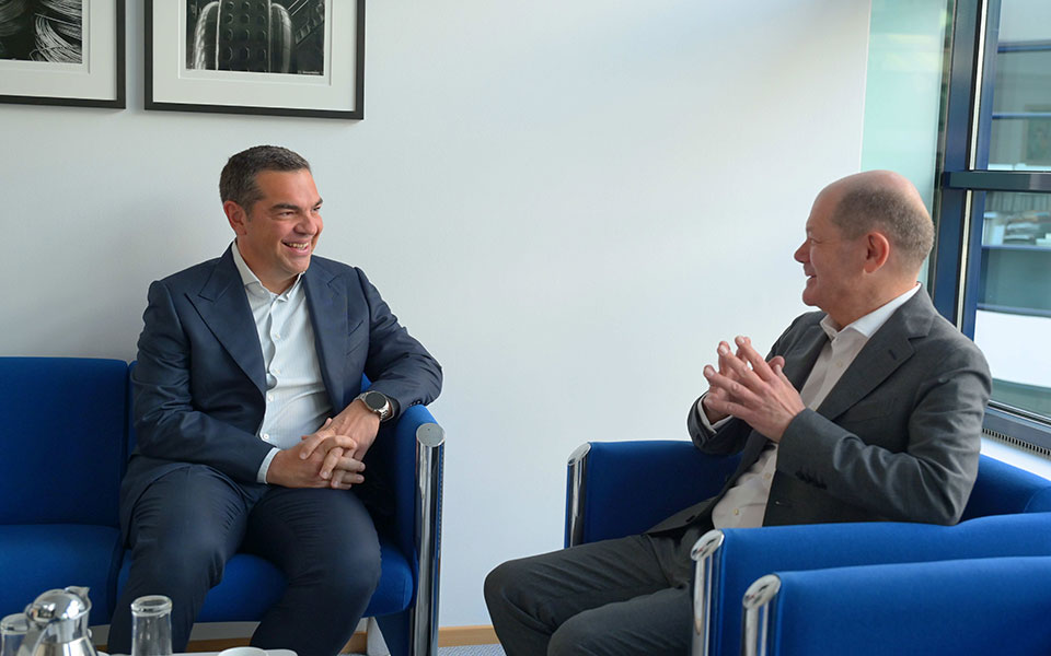 Τσίπρας σε Σολτς: Η αλλαγή που θα έρθει στην Ελλάδα θα είναι σημαντική για όλη την Ευρώπη-2