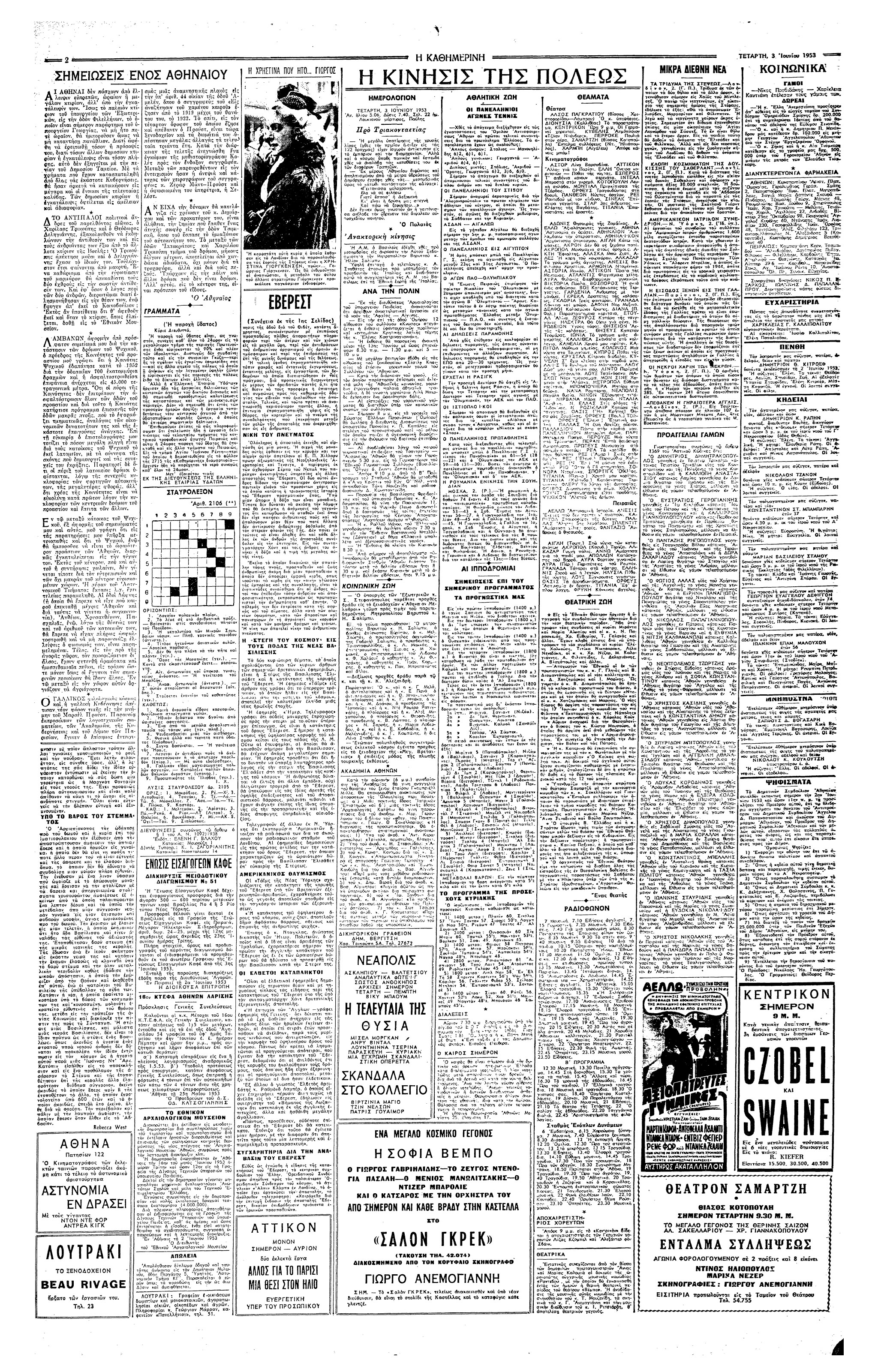 Σαν Σήμερα: 29 Μαΐου 1953 – Η κατάκτηση της κορυφής του Έβερεστ-2