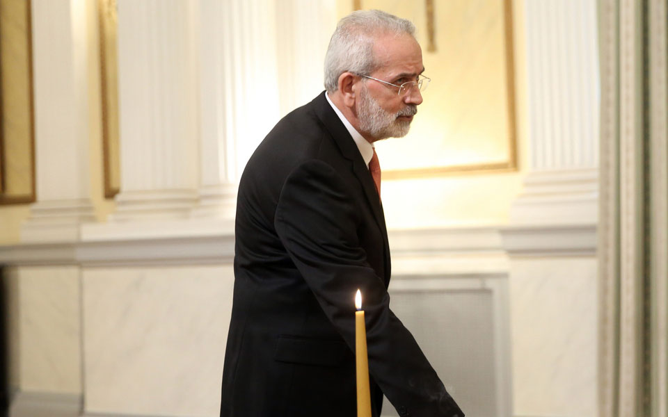 Υπηρεσιακός πρωθυπουργός ορκίστηκε ο Ιωάννης Σαρμάς – Παρέλαβε τον μπλε φάκελο από τον Κυρ. Μητσοτάκη-6