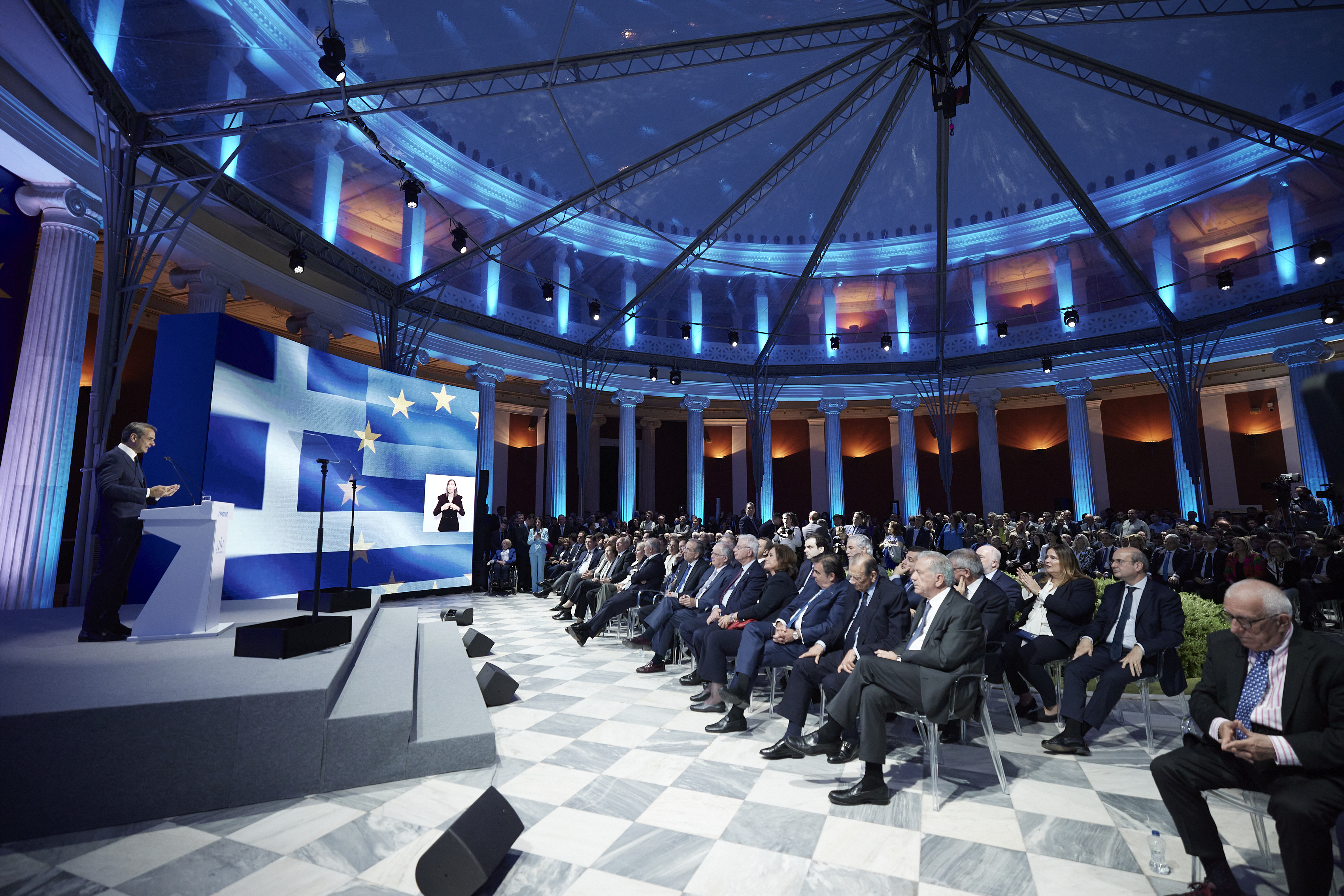 Μητσοτάκης, Σαμαράς, Καραμανλής – Μηνύματα ενότητας με το βλέμμα στις εκλογές-1