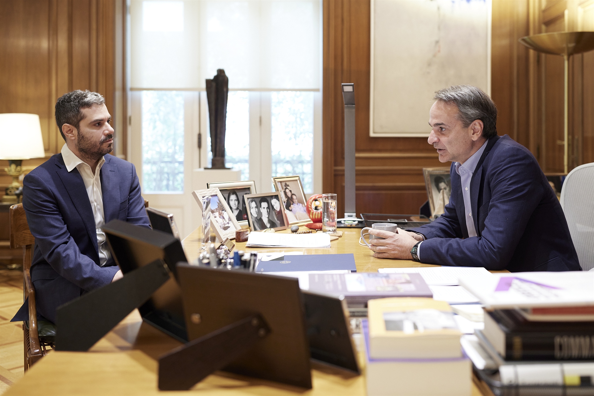 Κυριάκος Μητσοτάκης στην «Κ»: Ο Ανδρουλάκης μπορεί να φέρει τον Τσίπρα από το παράθυρο-1